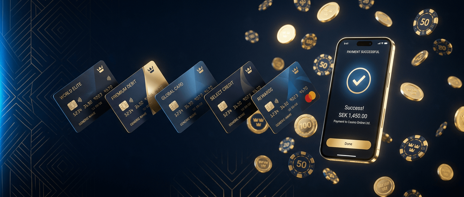 Betalningsmetoder på casino utan svensk licens